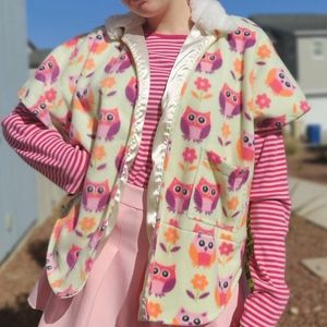 Pastel owl sweater shirt